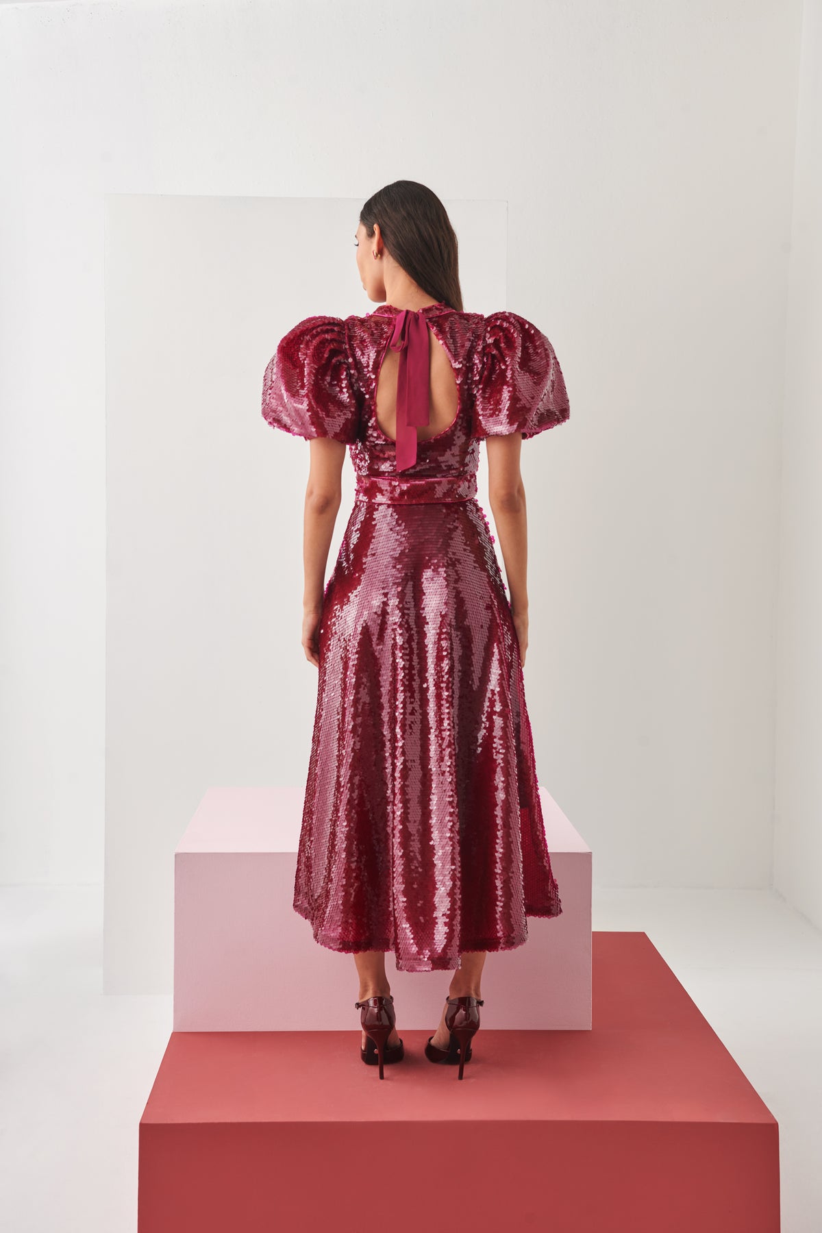 Celia B Cherry Searph Dress