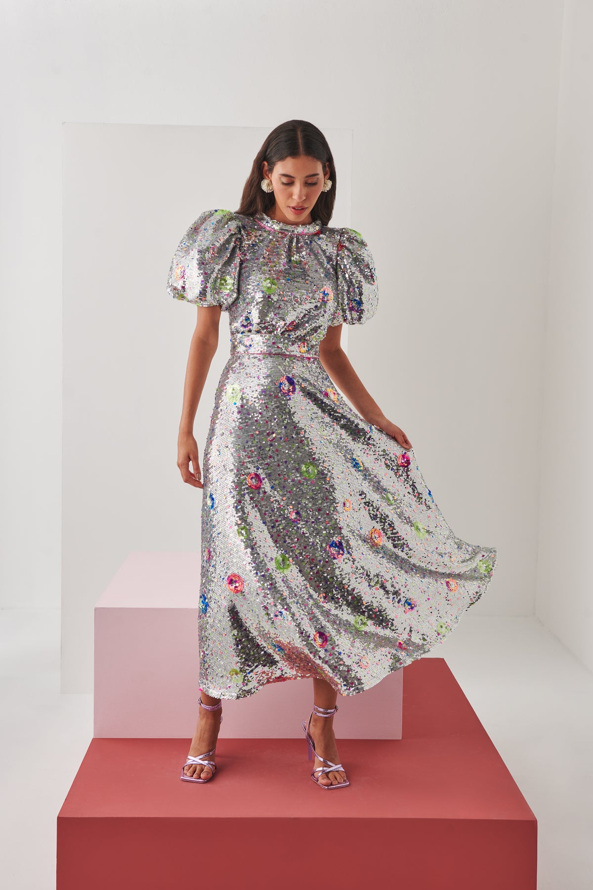 Celia B Silver Searph Dress