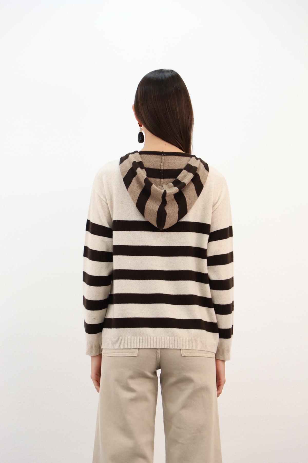 ESTHEME Cashmere Avione Hooded Sweater