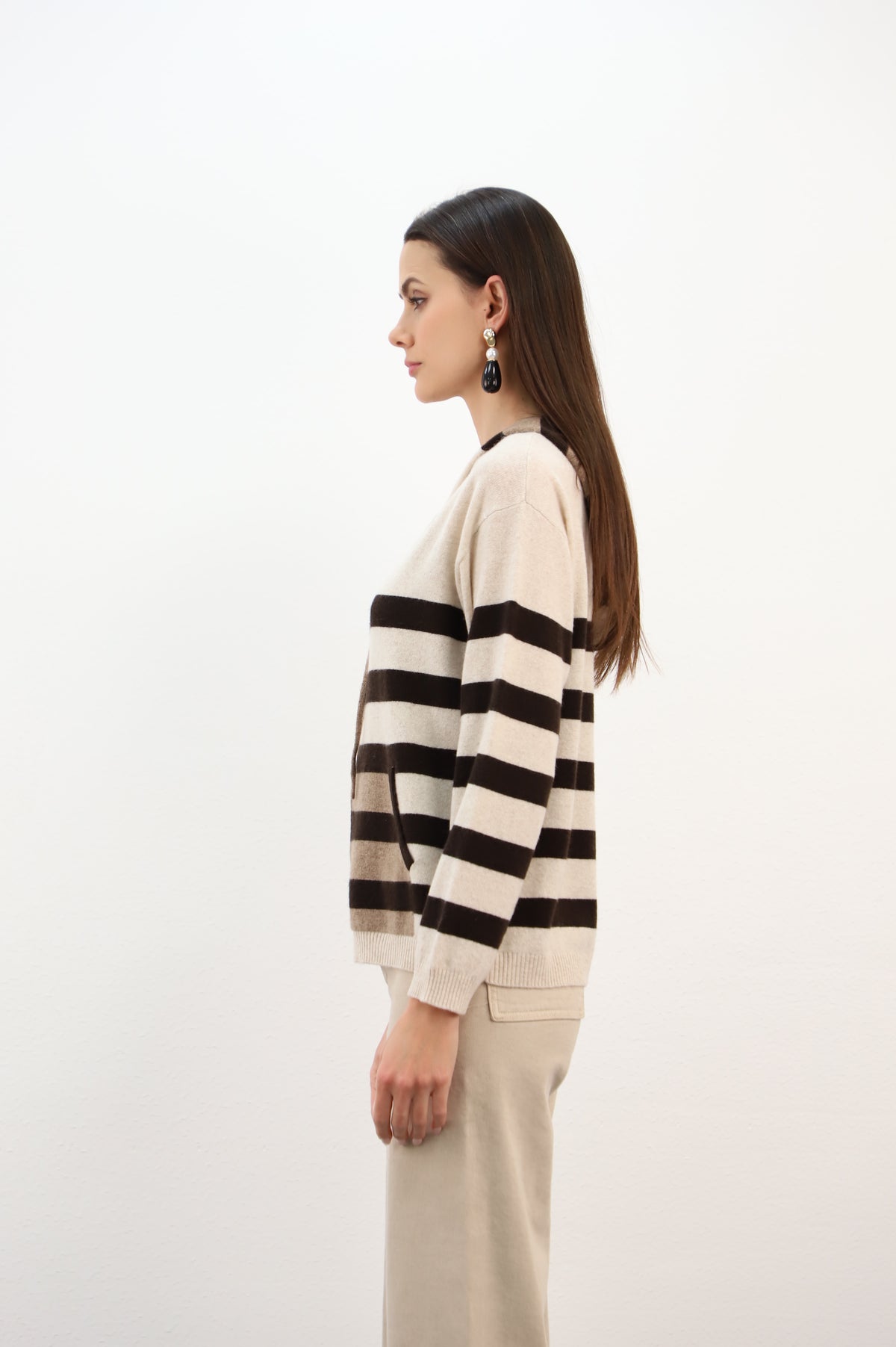 ESTHEME Cashmere Avione Hooded Sweater