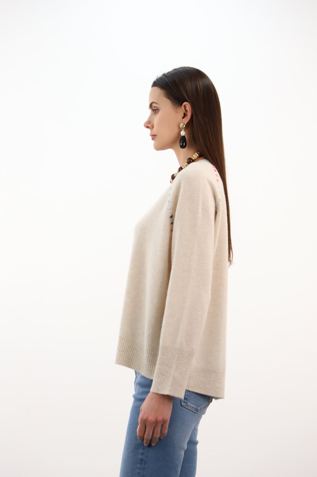 ESTHEME Cashmere Avoine Sweater