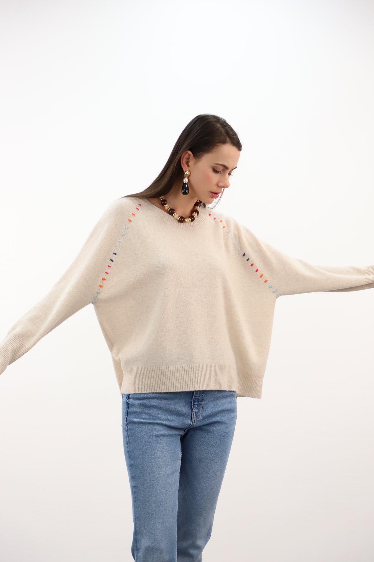 ESTHEME Cashmere Avoine Sweater