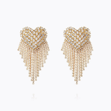 Caroline Svedbom Cordelia Earrings Gold Crystal