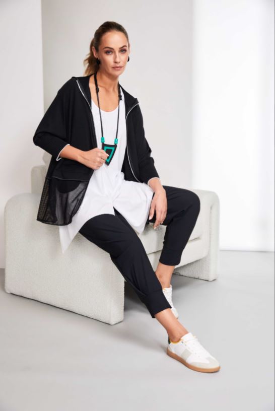 Naya Black Cuff Trousers