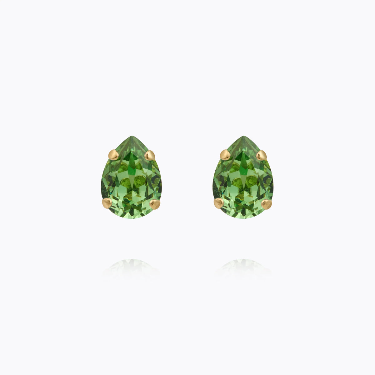 Caroline Svedbom Amelia Stud Peridot Gold