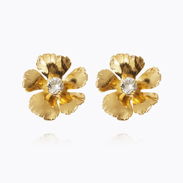 Caroline Svedbom Anemone Earrings Gold