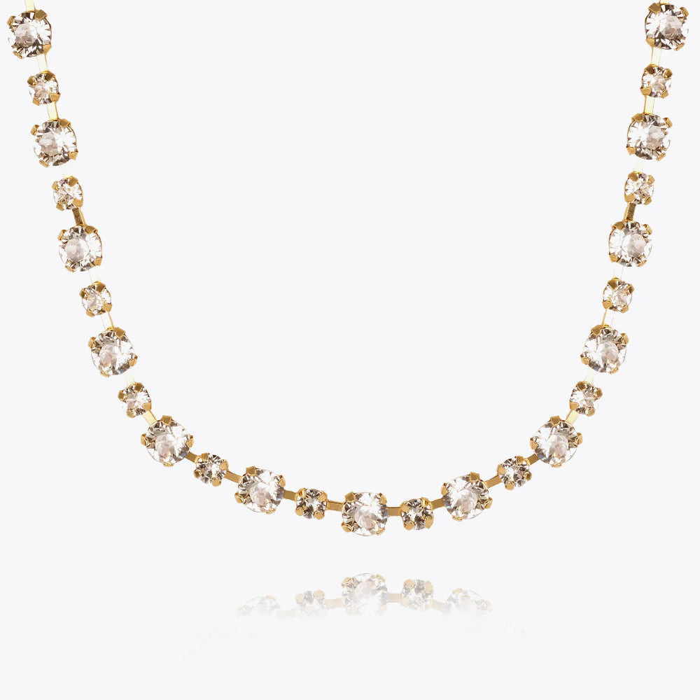 Caroline Svedbom Calanthe Necklace Gold Crystal