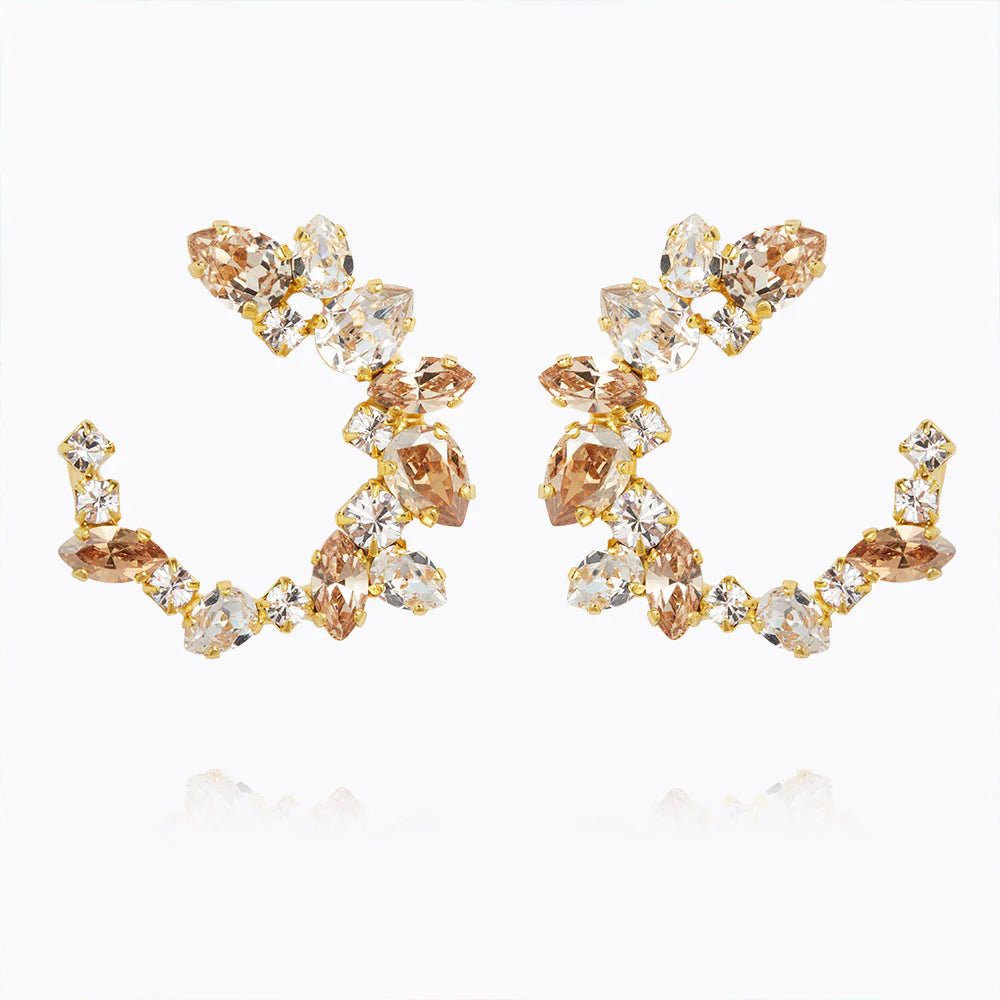 Caroline Svedbom Calliope Earrings Gold Golden Combo