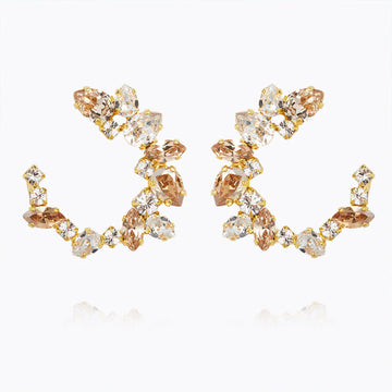 Caroline Svedbom Calliope Earrings Gold Golden Combo