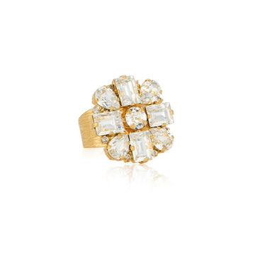 Caroline Svedbom Diora Statement Ring Crystal