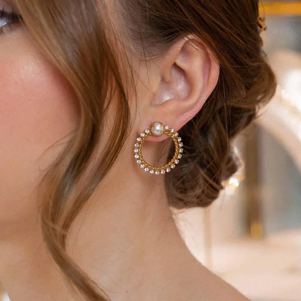 Caroline Svedbom Endless Love Earrings - Gold