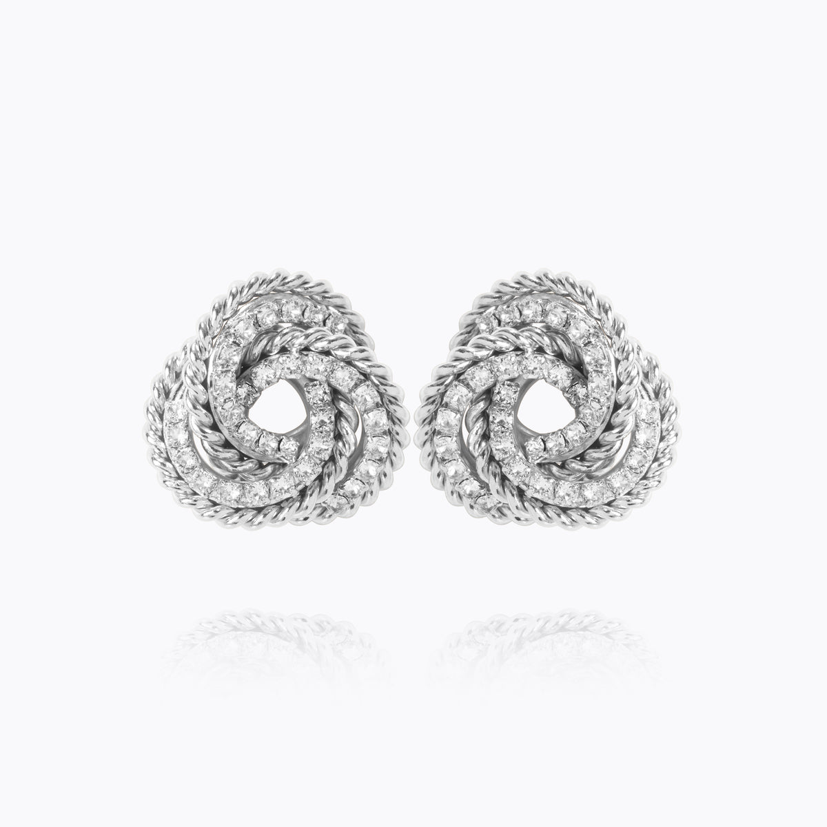 Caroline Svedbom Gemma Earrings Rhodium