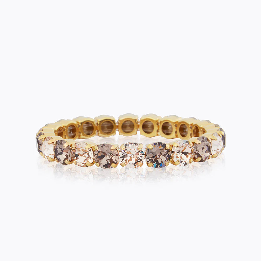 Caroline Svedbom Gia Studded Gold Bracelet - Greige