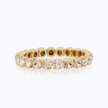 Caroline Svedbom Gia Studded Rhodium Bracelet - Crystal