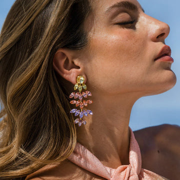 Caroline Svedbom Mini Bonnie Earrings Gold Dreamscape Combo