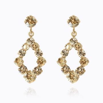 Caroline Svedbom Mini Delia Earrings Golden Shadow
