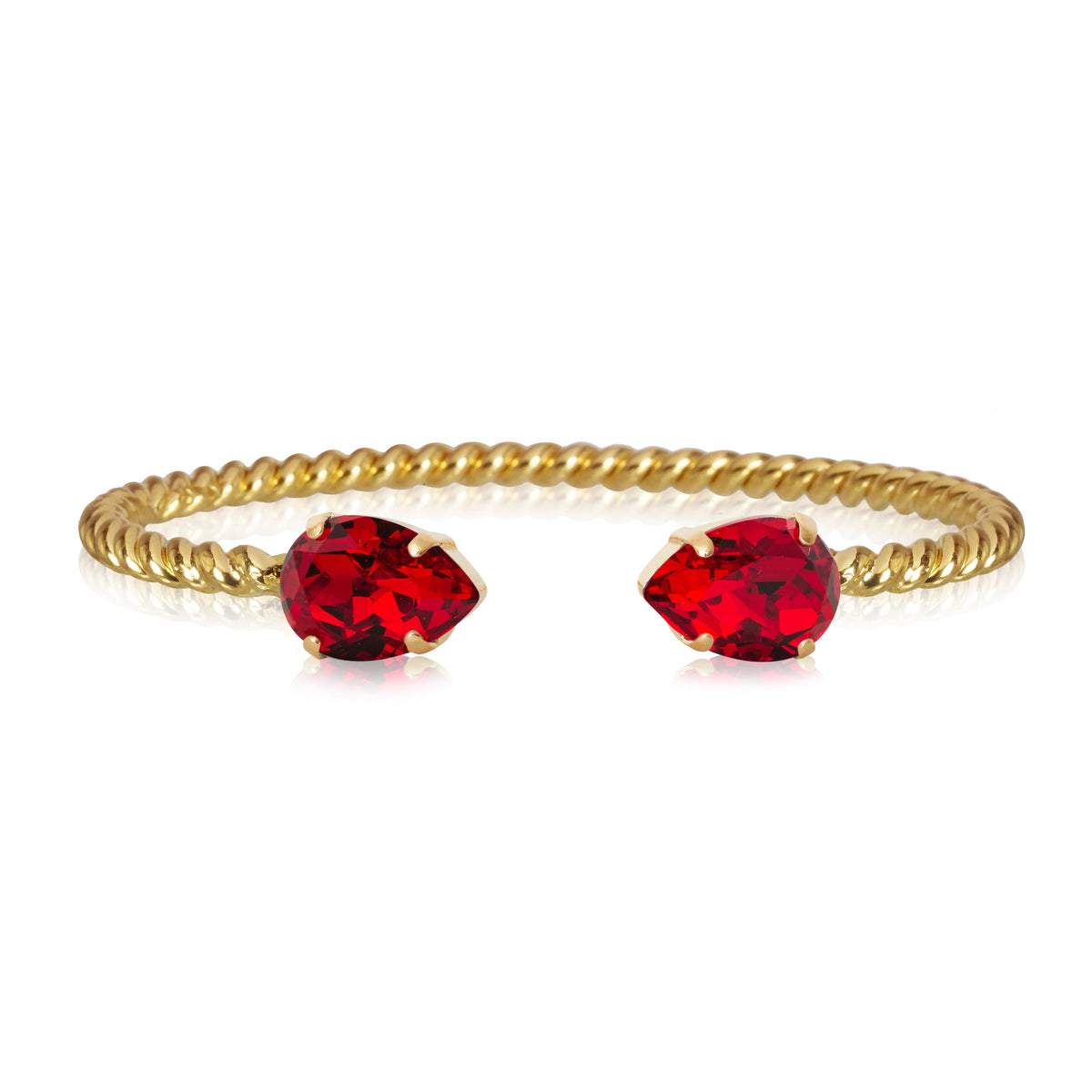 Caroline Svedbom Mini Drop Bracelet Gold Light Siam