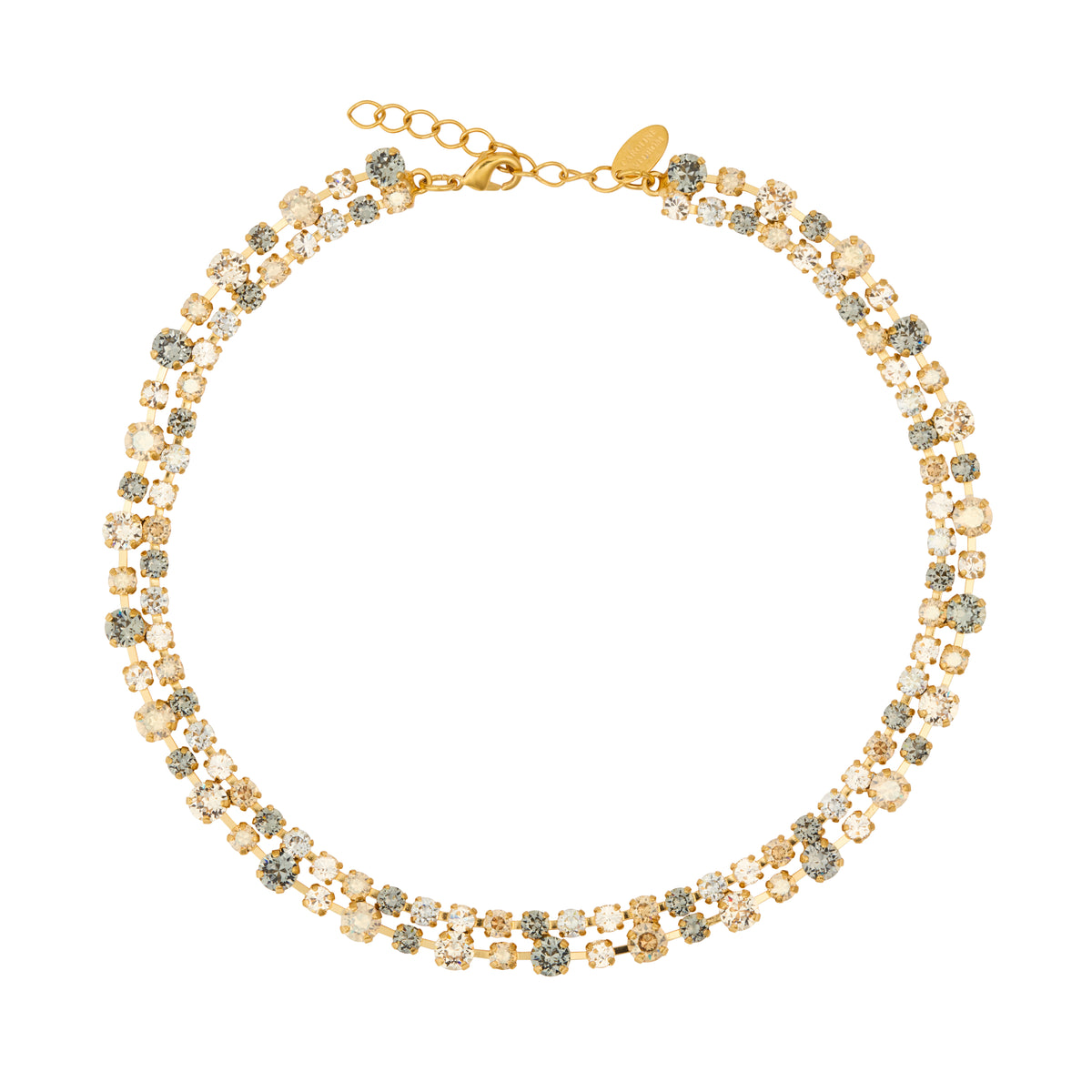 Caroline Svedbom Mini Pomona Necklace Gold Black Golden Combo