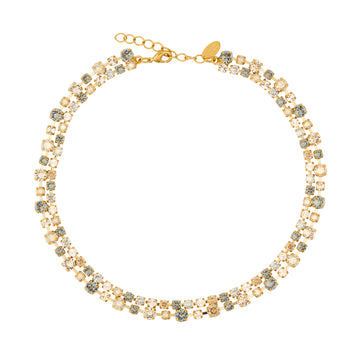 Caroline Svedbom Mini Pomona Necklace Gold Black Golden Combo