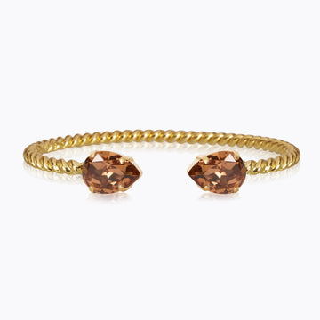 Caroline Svedbom Mini drop Bracelet Gold Light Smoked Topaz
