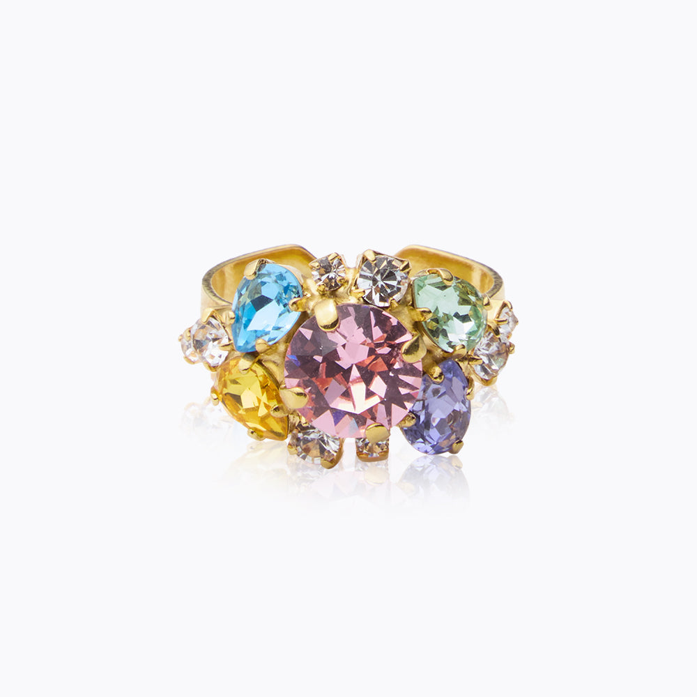 Caroline Svedbom Molly Ring Gold Dreamscape Combo