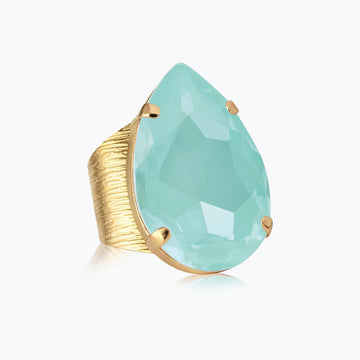 Caroline Svedbom Perfect Drop Gold Soft Mint Ring