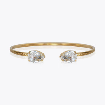 Caroline Svedbom Petite Drop Gold Bracelet - Crystal