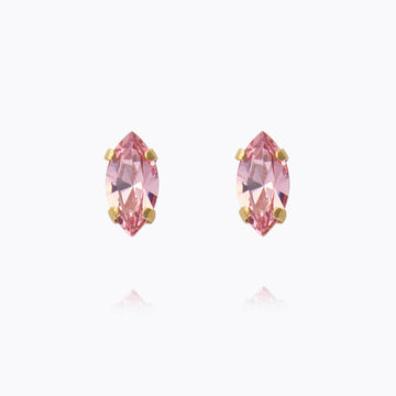 Caroline Svedbom Petite Navette Earrings Light Rose