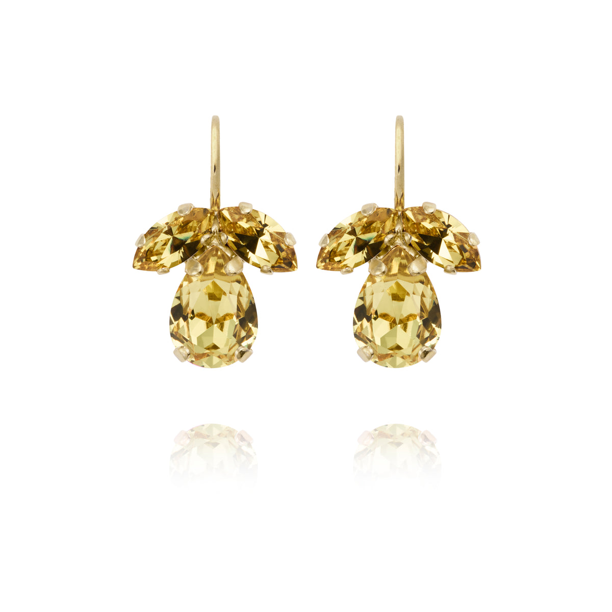 Caroline Svedbom Petite Timo Earrings Gold Dark Jonquil