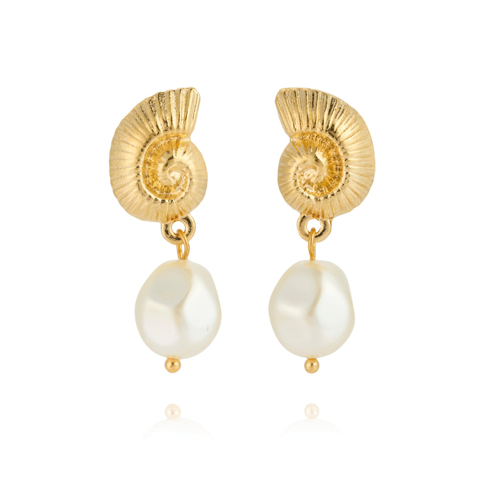 Caroline Svedbom Sea dora Earrings - Gold