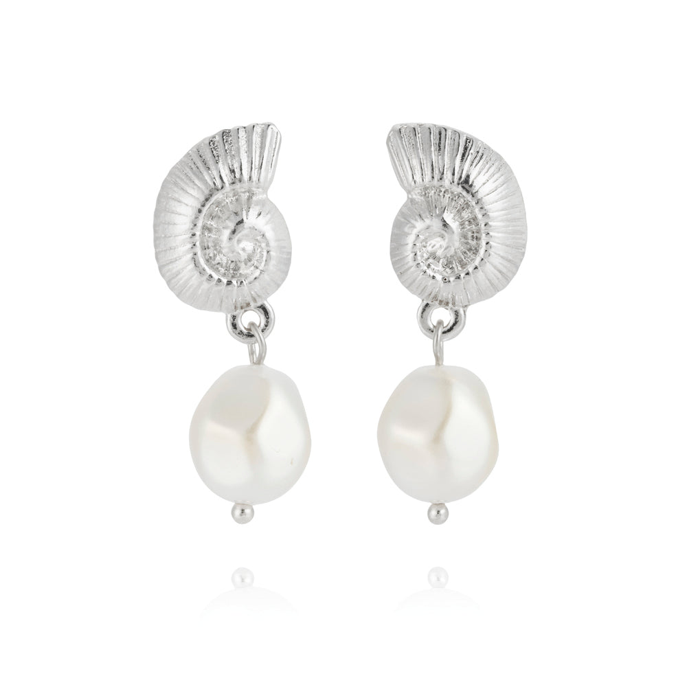 Caroline Svedbom Sea dora Earrings - Rhodium