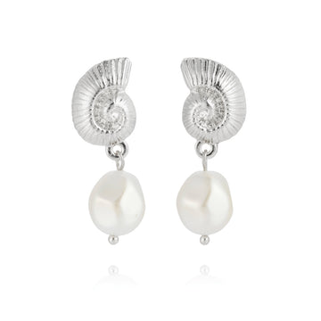 Caroline Svedbom Sea dora Earrings - Rhodium