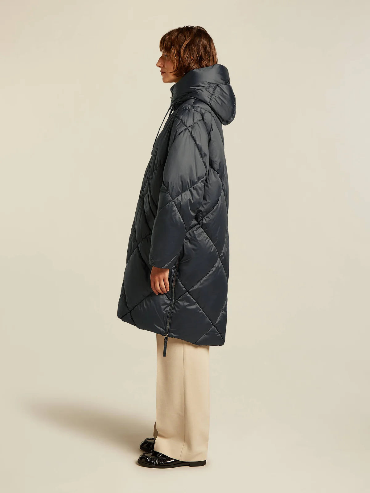 Beaumont Off Black Dakotah Parka Style Coat