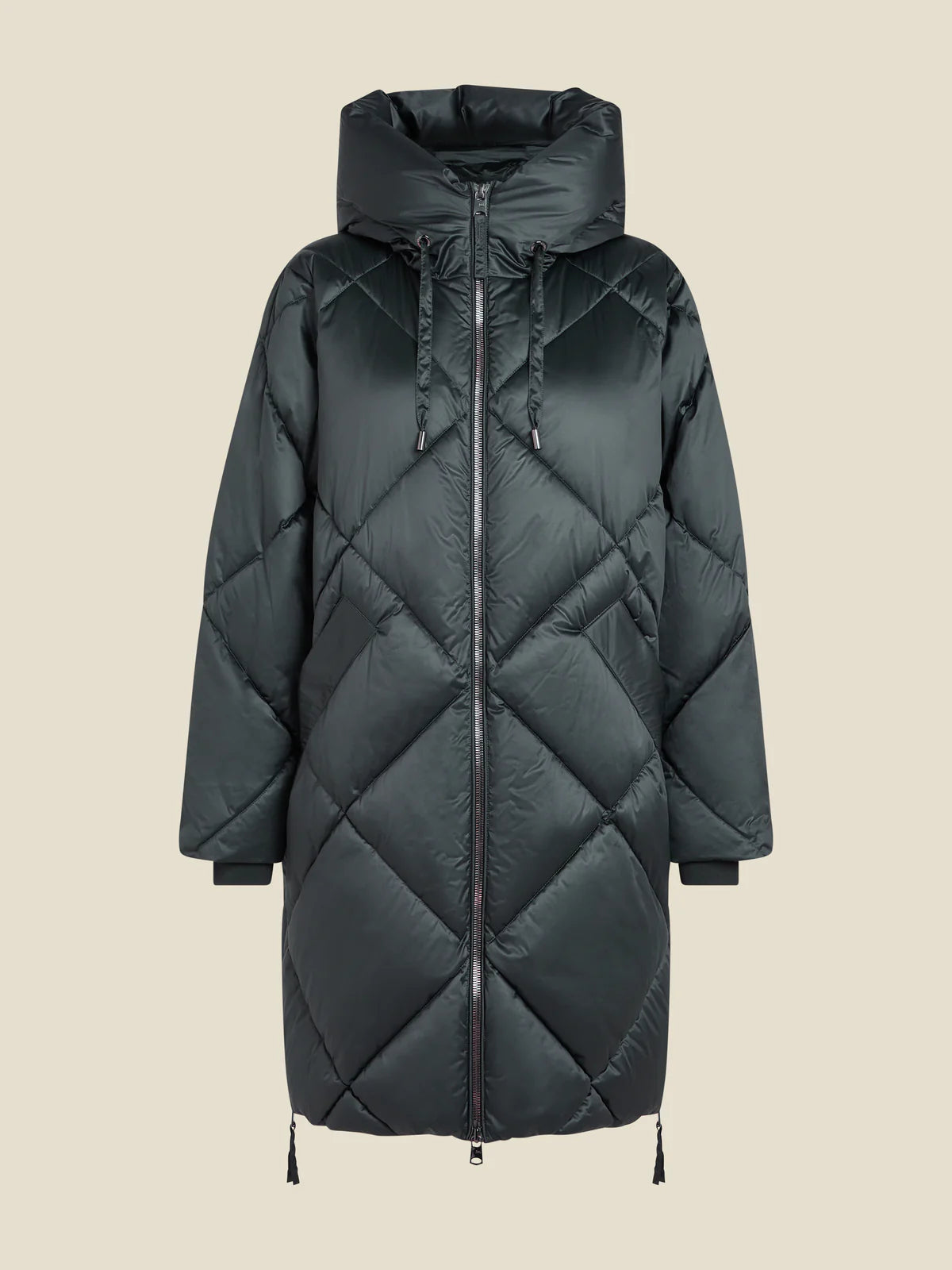 Beaumont Off Black Dakotah Parka Style Coat
