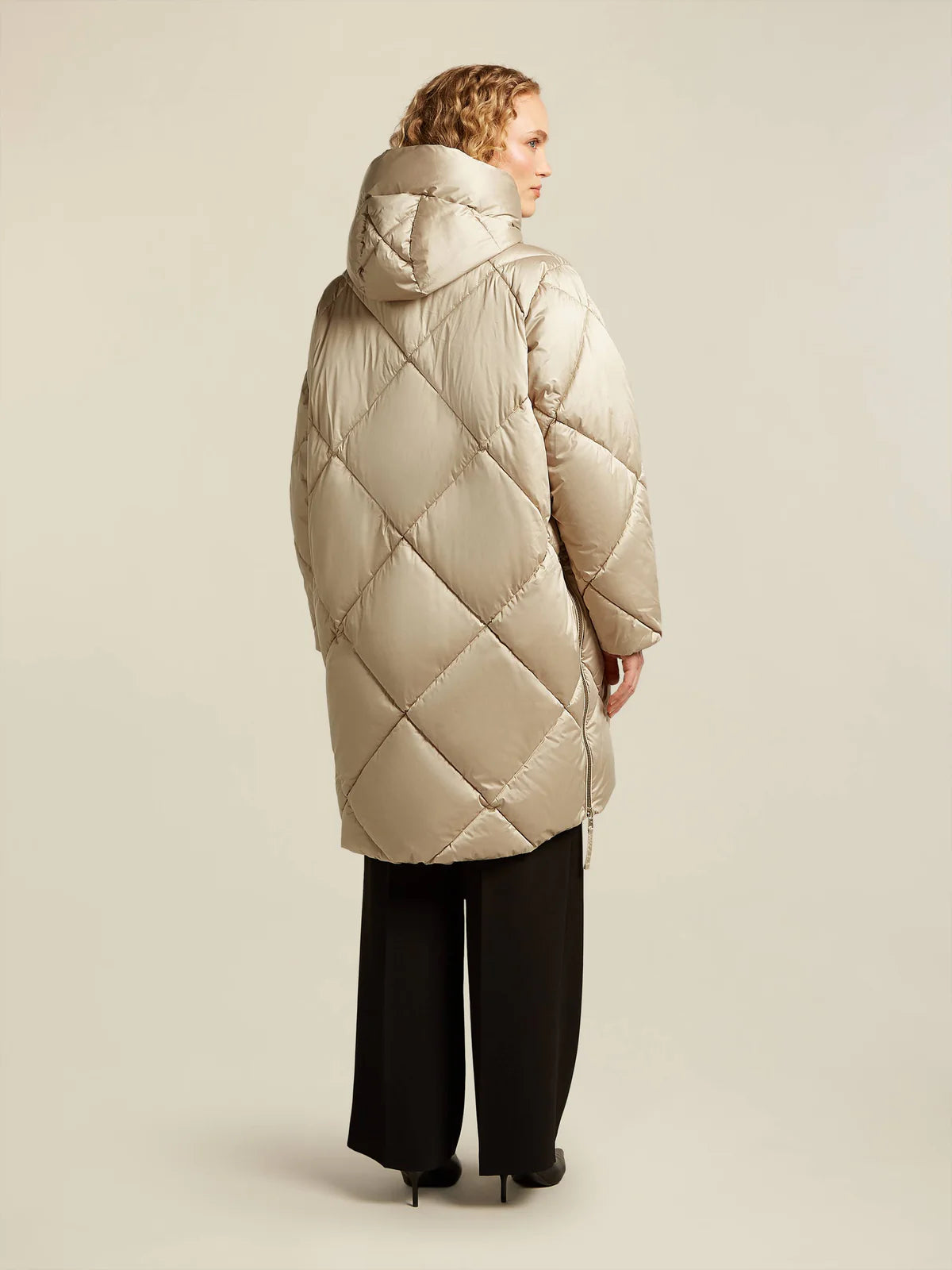 Beaumont Soft Camel Dakotah Parka Style Coat