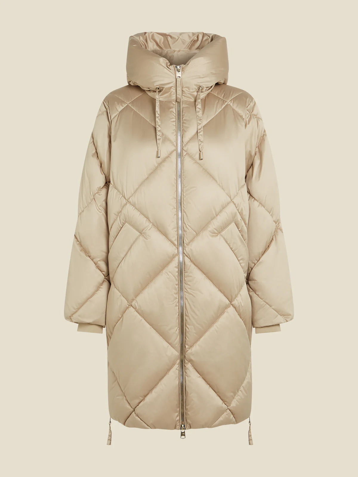 Beaumont Soft Camel Dakotah Parka Style Coat