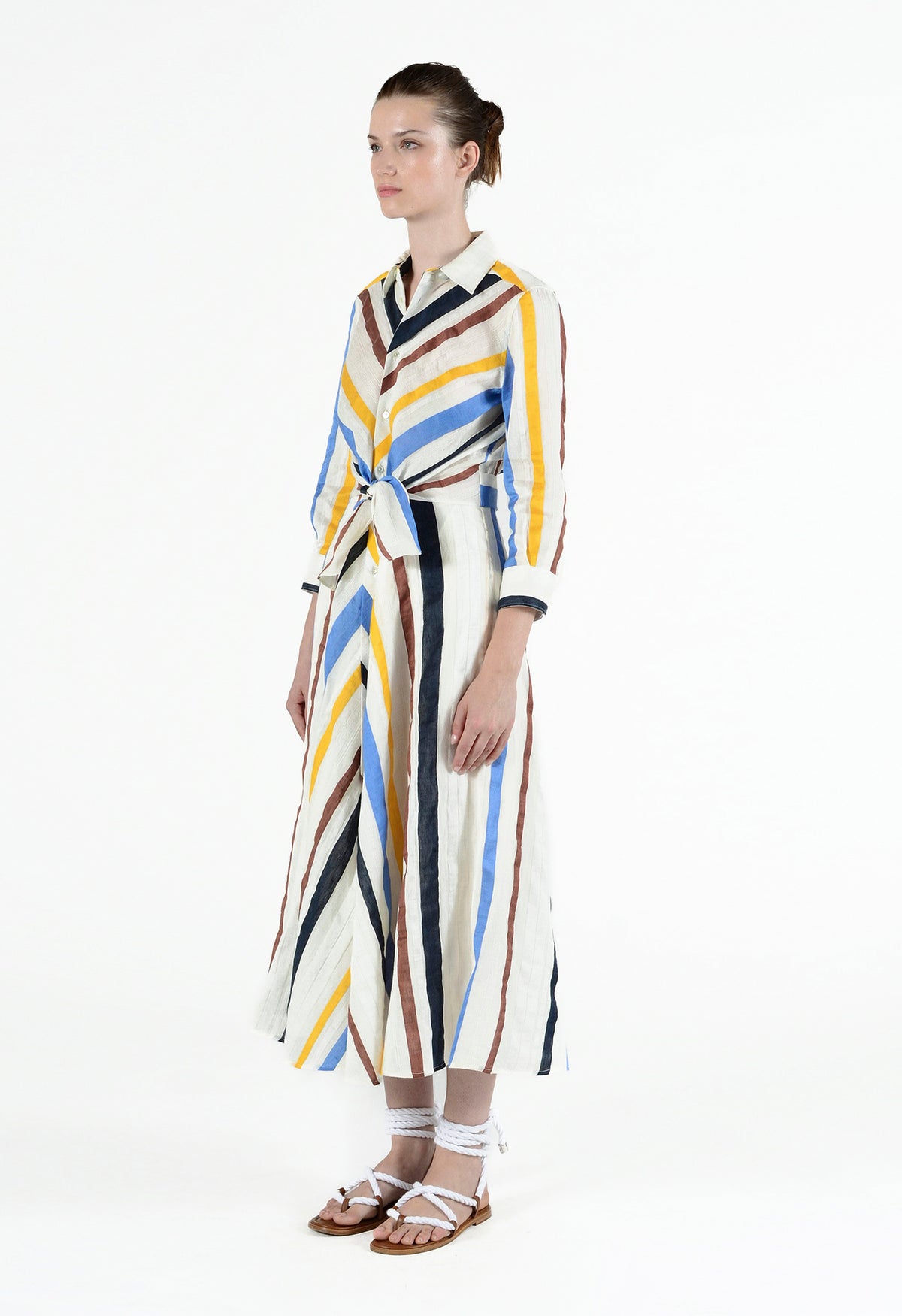 Sara Roka Dralla Striped Dress