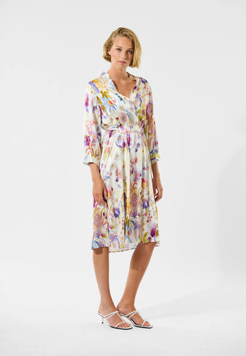 Dea Kudibal Fleur Flowertree Dress With Belt Detail