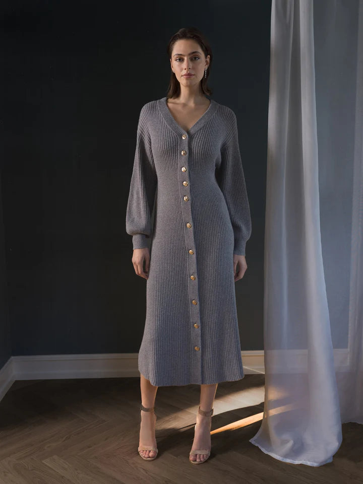 Dea Kudibal Leonora Grey Melange Dress