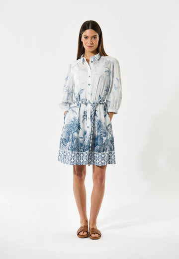 Dea Kudibal Mary Empire Dress With Baloon Sleeves