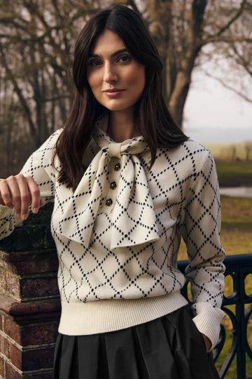 Dea Kudibal Merino Wool Krystie Argyle Sweater