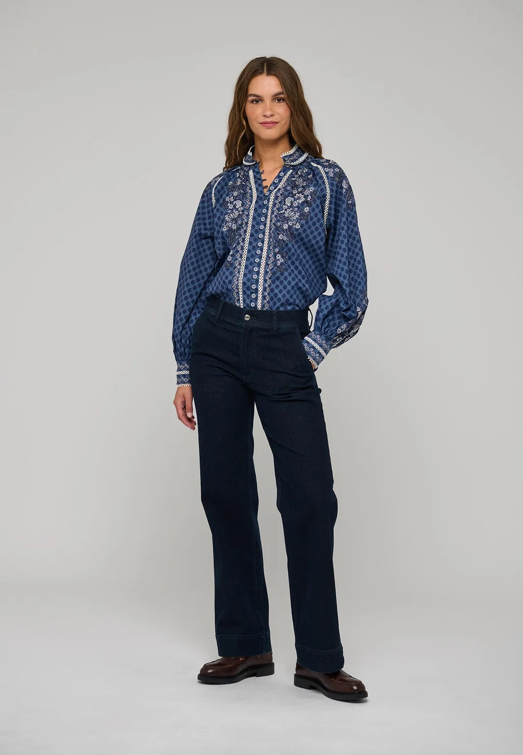 Dea Kudibal Monia Kudibelle Blouse With Stand Collar