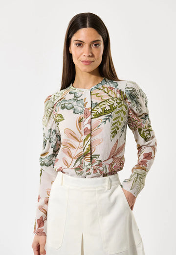 Dea Kudibal Visiti Passiflora Blouse With Gathering Details