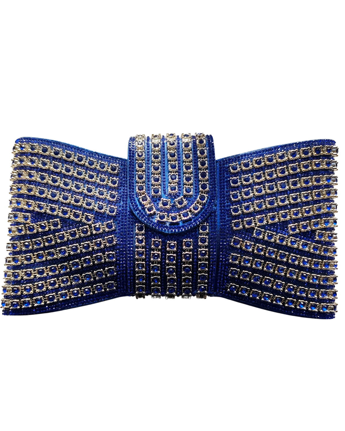 Dekers Shimo Shimo Bow Clutch Blue