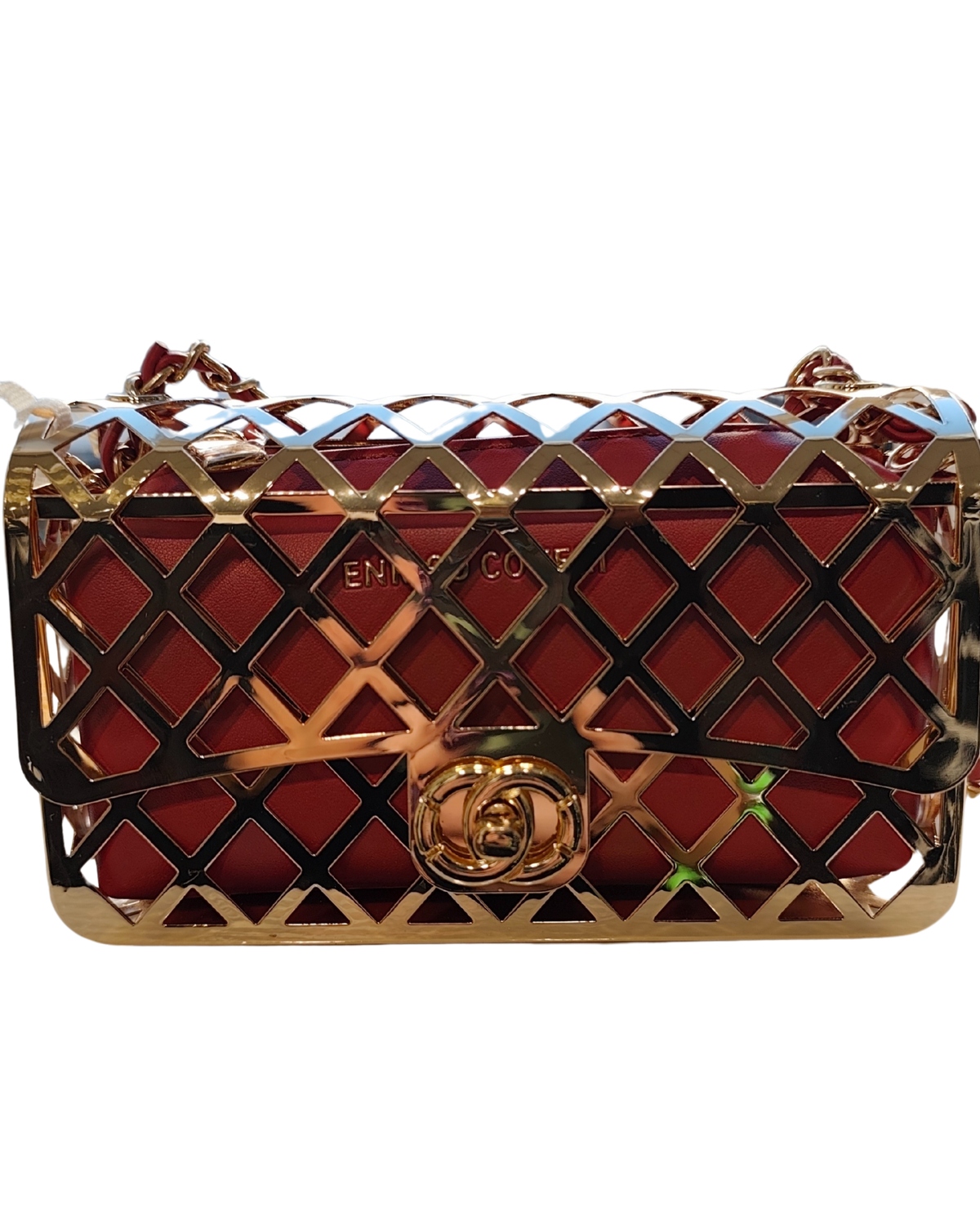 Dekers Shimo Shimo Caged Bag Red