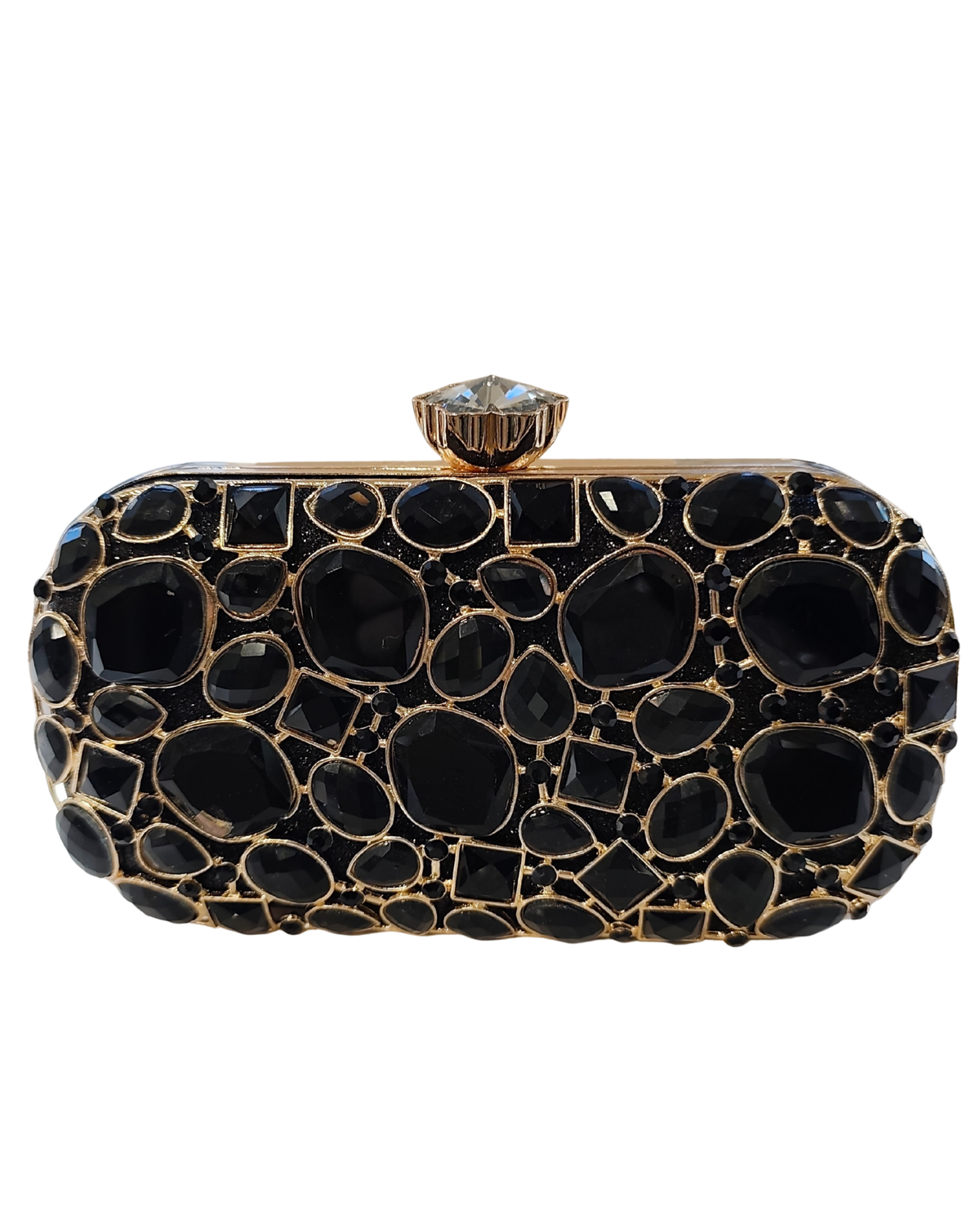Dekers Shimo Shimo Diamond Flower Bag Black