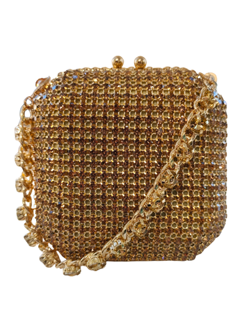 Dekers Shimo Shimo Sqaure Enchanted Bag -  Gold