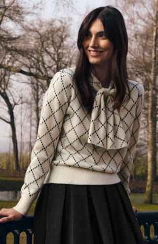 Dea Kudibal Merino Wool Krystie Argyle Sweater
