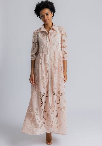 Dream Catcher Mealnie Dusty Rose Dress