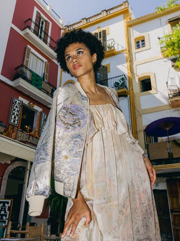 Dream Catcher Nico Ivory/Purple Jacket